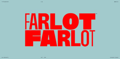 Farlot Font Poster 1