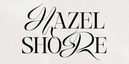 SLTF Hazel Shore Font Poster 1