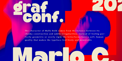 Mallo Bold Font Poster 6
