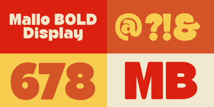 Mallo Bold Font Poster 10