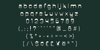 HBT 897 Font Poster 4