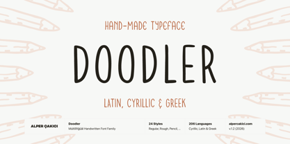 Doodler Font Poster 1