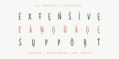 Doodler Font Poster 4