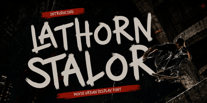 Lathorn Stalor Font Poster 1