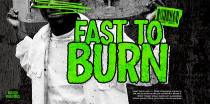 Rough Runners Font Poster 4