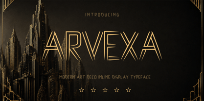 Arvexa Font Poster 1