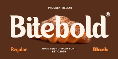 Bitebold Font Poster 1