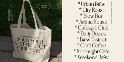 Cafespro Weekend Font Poster 3