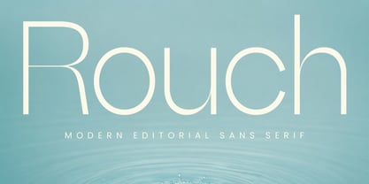 Rouch Font Poster 1
