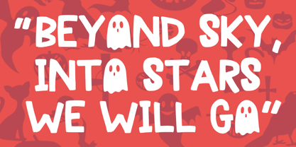 Spooky Friend Font Poster 2