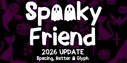 Spooky Friend Font Poster 1