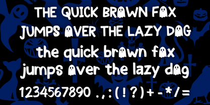 Spooky Friend Font Poster 4