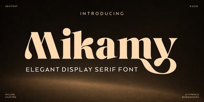 Mikamy Font Poster 1