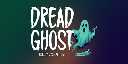 Dread Ghost Font Poster 1