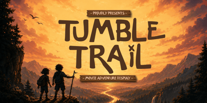 Tumble Trail Font Poster 1