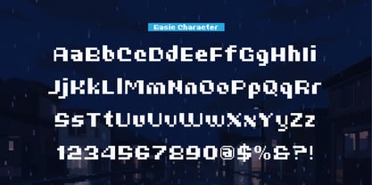 Rainy Pixelo Font Poster 10