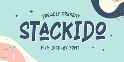 Stackido Font Poster 1