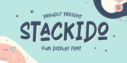 Stackido Font Poster 2