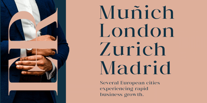 Rigstik Serif Font Poster 2