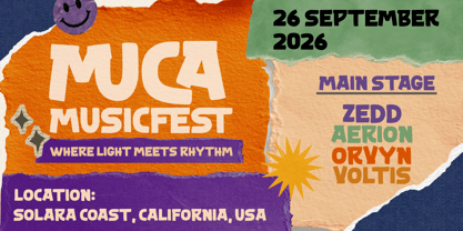 Camu Sicavest Font Poster 11