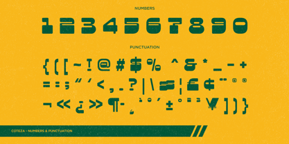 Coteza Font Poster 10