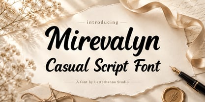 Mirevalyn Font Poster 1