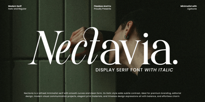 Nectavia Font Poster 1