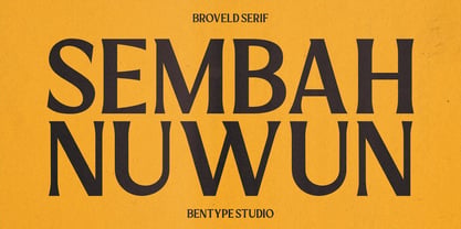 Broveld Font Poster 7