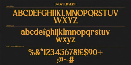 Broveld Font Poster 5