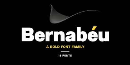 Grand Bernabeu Font Poster 5