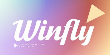 Winfly Font Poster 1