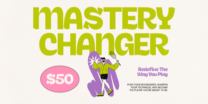 Wacky Font Poster 8