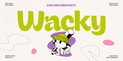 Wacky Font Poster 1