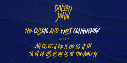 Dalton John Font Poster 8