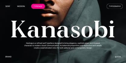 Hastoga Font Poster 11