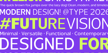 Atelion Font Poster 9