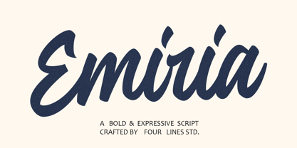 Emiria Font Poster 1