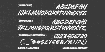 Signer Font Poster 10