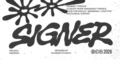 Signer Font Poster 1