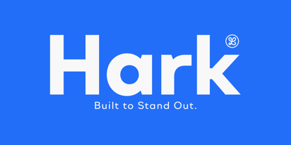 Hark Font Poster 1