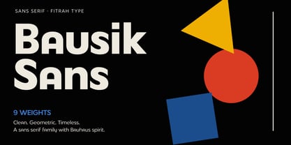 Bausik Sans Font Poster 1