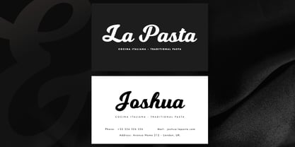Milano Perla Script Font Font Poster 7