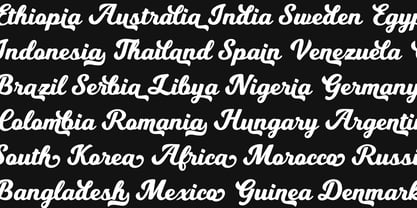 Milano Perla Script Font Font Poster 3
