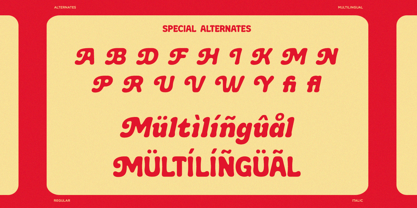 Biscova Font Poster 10