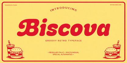 Biscova Font Poster 1
