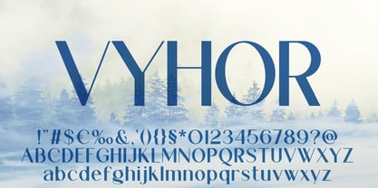 Vyhor Font Poster 2