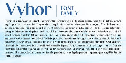 Vyhor Font Poster 6