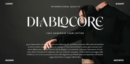 Diablocore Display Font Poster 9