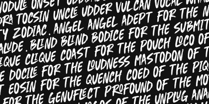 MLTP Badrain Brush Font Poster 9