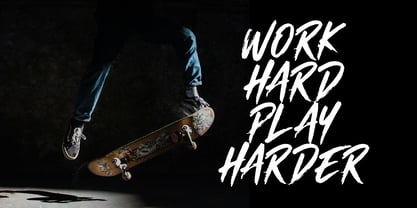 MLTP Rampage Hunter Font Poster 5